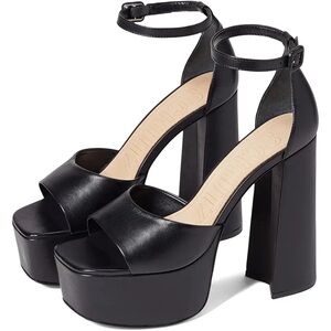 Schutz Women's Black Platform Heels